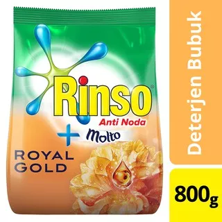 Rinso Molto Deterjen Bubuk Royal Gold 800g