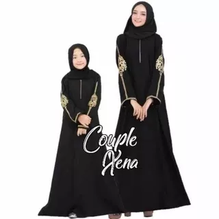 New Abaya Gamis Maxi Dress Arab Saudi Bordir Zephy Xena Turki Umroh Dubai Turkey India Wanita Hitam