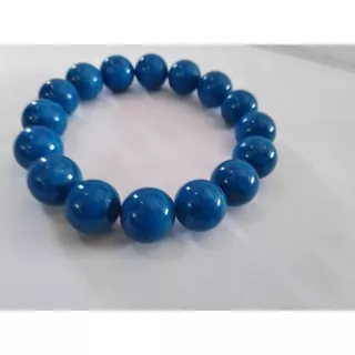 Gelang BATU MARJAN KORAL BIRU 12 mm