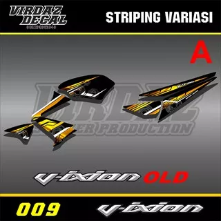 Sticker Striping Vixion OLD lama FZ150i GOLD TAILUX- Stiker Variasi List Motor VDZ-009