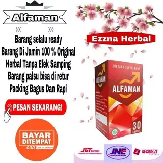 ALFAMAN - ALFA MAN Obat Herbal Asli Untuk Stamina Pria 100% Original