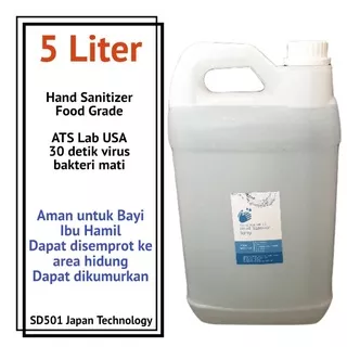 5L Hand Sanitizer Food Grade Disinfectant Strong Acid pH 2.5 Japan Technology