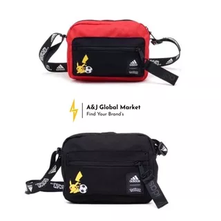 ADIDAS Sling Bag POKEMON ORG UNISEX - Black & Red