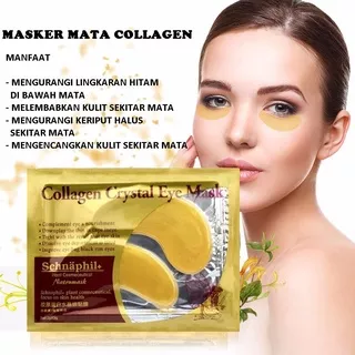 Collagen Crystal Eye Mask Gold Masker Mata Eyemask / Harga Perpc