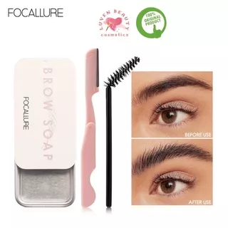 FOCALLURE 3D Eyebrow Gel Styling Soap Eyebrow Soap Eyebrow Pomade Tahan Air FA182