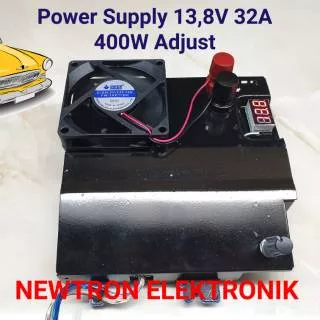 Power Supply Switching 13.8V 32A 400W Rig Icom Alinco Kenwood Yaesu Motorola Rig Mini Adjust 12-15V