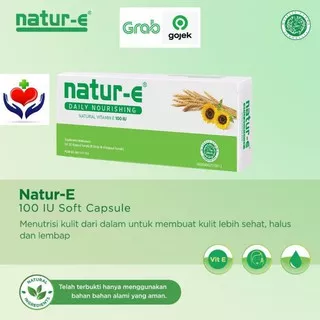 Natur-E isi 4 / 16 / 32 Kapsul Vitamin E Natur E 100 IU Original