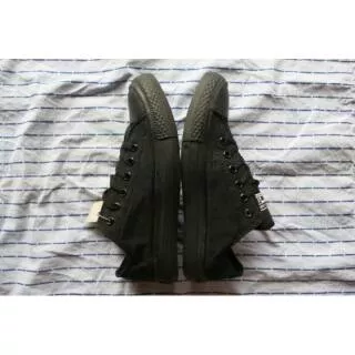 Convers full black pria wanita