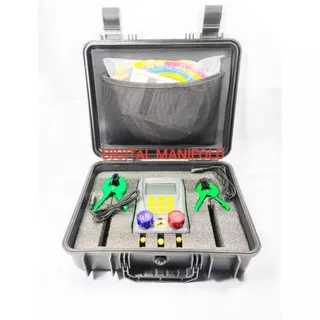 MANIFOLD DIGITAL PRESSURE TESTER DY517A FULL KIT REFRIGERATION HVAC GAUGE DY517A