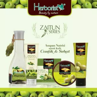 Herborist Zaitun Series (myk 150, FF 80, Sabun batang, lulur 100, b butter zaitun)