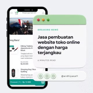 website toko online | jasa pembuatan website toko online + aplikasi