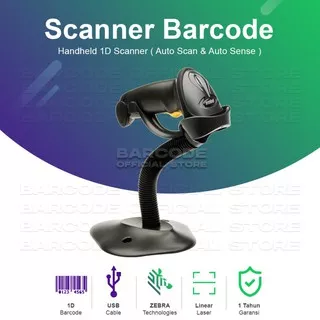 MOTOROLA SYMBOL BARCODE SCANNER LS2208 USB 1 DIMENSI