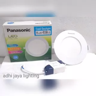 lampu downlight panasonic 6 watt bulat putih termurah