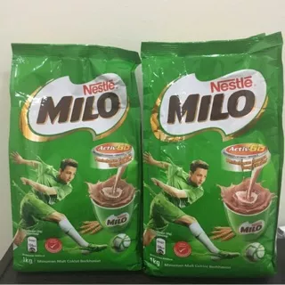 Milo 1 kg / MILO malaysia 1 kg ( paket 2 pax)