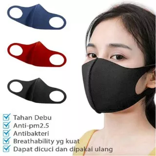 Masker Scuba model Korea - bahan kain SCUBA polos