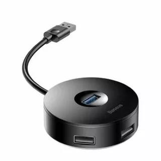 BASEUS Round Box HUB Adapter (USB 3.0 to USB 3.0*1 + USB 2.0*3) 10cm - cahub-f