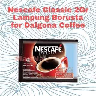 Nescafe Kopi Instant Classic 2 Gr Untuk Dalgona Coffee 10X2g Sachet 60