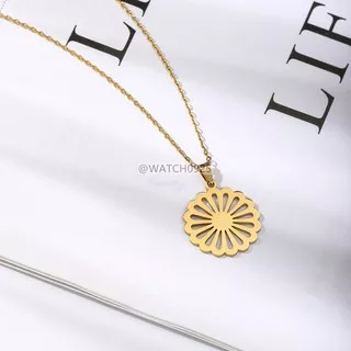 Simple Daisy Pendants Necklaces Women Man Charm Collar Jewelry Korean Design Romantic Choker S87