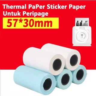kertas STICKER untuk printer thermal mini paperang peripage