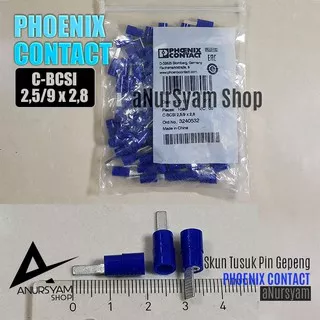 Skun Tusuk Pin Gepeng C-BCSI 2,5/9 x 2,8 PHOENIX CONTACT isi 100 pcs