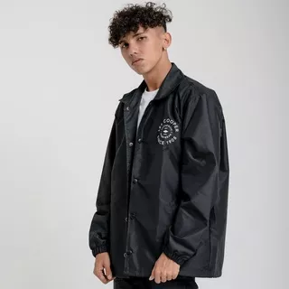 Lee Cooper Coach Jacket Singular Black