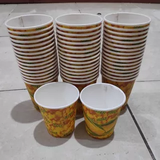 gelas jagung 6,5 oz - paper cup - papercup - cup kertas - gelas kertas