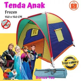 Tenda Anak Karakter Frozen Ukuran 140 x 140 cm | Grosir Tenda Anak | Tenda Anak Camping