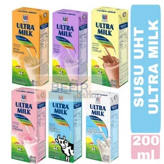 SUSU ULTRA MILK 200 ML / SUSU UHT ULTRA MILK / SUSU ULTRA MILK  LLOWSUS/ SUSU