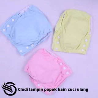 Popok clodi cuci ulang - Popok bayi Newborn Lampin Polos plus insert Lepas