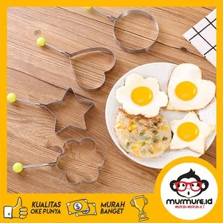 MURMURE.ID | CETAKAN TELUR CEPLOK TELOR MATA SAPI EGG MOLD LOVE BUNGA BINTANG HATI STAR BEKAL BENTO