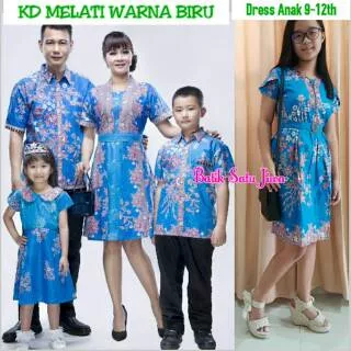 Sarimbit batik KD MELATI seragam batik keluarga couple batik family dress batik kemeja batik anak