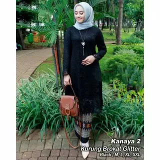 tunik brokat/baju kurung brokat/baju kurung melayu/kebaya wisuda