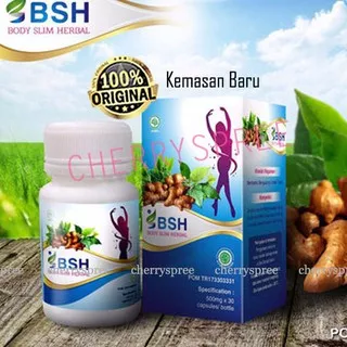 Body Slim Herbal BSH Original Obat Pelangsing Herbal Halal BPOM Menurunkan Berat Badan Secara Alami