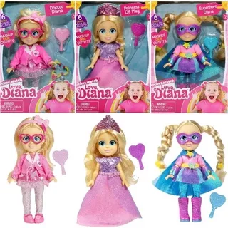 Love Diana 6 inch Doll Doctor, Princess, Superhero , Balerina , Birthday , Hairdresser