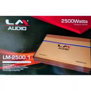 Power monoblock lm audio lm-2500.1 power amplifier monoblok LM audio lm-2500.1