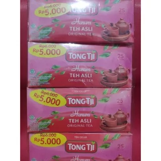 TEH TONG TJI ROSE TONGJI HARUM BOX KOTAK TEH ASLI ORIGINAL TEA (isi 25 kantong teh) Tongji