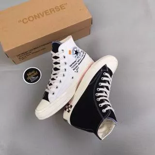 CONVERSE ALLSTAR CHUCK TAYLOR x OFF WHITE | CONVERSE PREMIUM | CONVERSE VIETNAM | BONUS KAOS KAKI