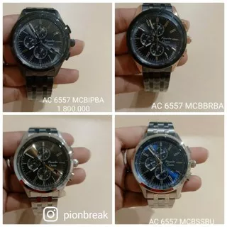 Jamtangan Alexandre Christie Pria  Rantai 6557 | AC6557 | AC 6558 ORIGINAL