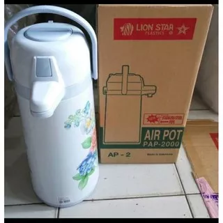 Lion Star AP 2 PAP 2000 Airpot Thermos 2 Liter / Termos Air Panas 2 Liter Pompa Pencet vakum