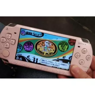 Psp SLim 2000 Pink Special Edition MuLus FuLL 40 Game Lancar