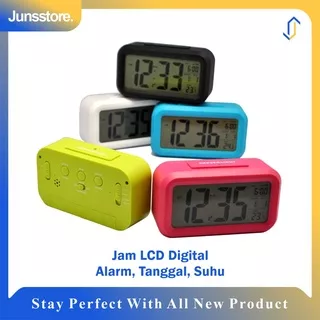 Jam Digital lcd Mobil / Taffware Fanju Jam LCD Digital Clock with Alarm - JP9901 / jam meja digital led / Jam Alarm Digital Smart Digital LED Alarm Clock / LCD Digital Clock / Jam Waker / Jam Alaram Tidur Bunyi Keras /Jam Alarm Kamar Tidur Murah Original