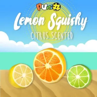 PROMO LICENSED SQUISHY Puni Maru Super Jumbo Lemon SUPER SOFT & SLOW,SCENTED(PENYOK DIKIT)