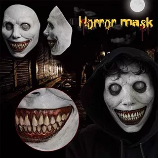 Halloween Horror Mask Exorcist Smile Mask Evil Face Costume Party Cosplay Props