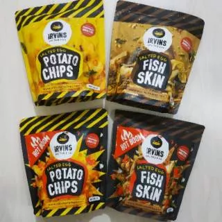 Irvins Salted Egg Potato Chips Fish Skin Salmon Skin READY STOCK