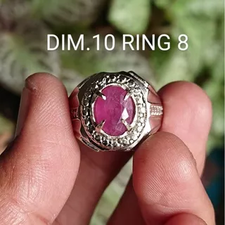 TERMURAH NATURAL BATU CINCIN PERMATA RUBY SIAP PAKAI