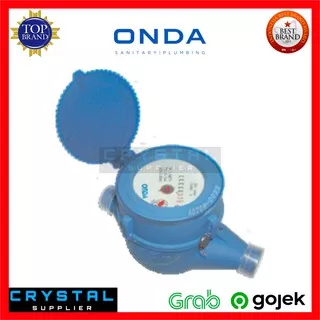 WATER METER PLASTIK ONDA 1/2 inch/ Plastic Meteran Flow Air PAM PDAM