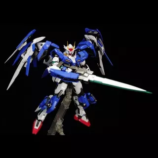 Bandai original MG 1/100 Gundam 00 oo Raiser riser + led