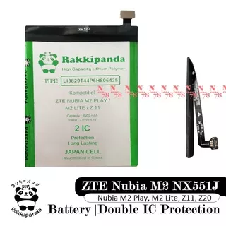 Baterai ZTE Nubia M2 NX551J M2 Lite NX573J M2 PLay NX907J Z11 NX531J Double IC Protection