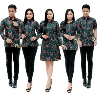 Batik Wanita Lengan Panjang Motif Bambu Hijau Size M L XL XXL XXXL Atasan Batik Wanita Tunic Kancing Blouse Bolero Blouse Zipper Batik Pria Atasan Batik Pria Kemeja Lengan Panjang Kemeja Lengan Pendek Seragam Kantor Seragam Kerja Seragam Batik Sarimbit