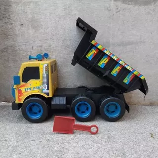 Mainan mobil truk dump plastik - truck angkut besar edukasi anak